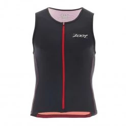 Zoot Suit Men's Performance FZ Tri Tank - Race Day Red Stripe