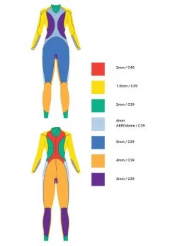 Zoot Suit Womens Wahine 3 Tri Wetsuit -Leisure Swimwear Paradise zoot w wahine 3 wetsuit s17 zone chart